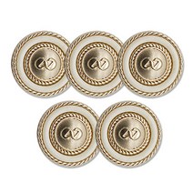 코트 가디건 단추 도나 23mm, 골드 IV, 5개