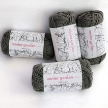 니트박스 겨울정원 뜨개실 4p, 87 회색, 125m