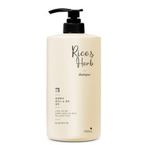 살림백서 라이스 앤 허브 샴푸 딥그린시더우드향, 1000ml, 1개