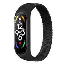 스페이스쉴드 브레이드 솔로 루프 스마트워치 스트랩 S, 블랙