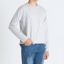 엠앤디 남성용 베이직 20수 슬라브 긴팔티셔츠