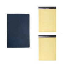 페이퍼랩 패드폴리오 Mini + 리갈패드 Mini 50p x 2p, 블루(패드폴리오),랜덤발송(리갈패드), 1세트