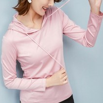 데이소이 슬림핏 긴팔 후드티