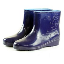 visionsafety 여성용 반장화, 청색, 240