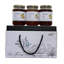 이고장식품 약도라지 꿀청 3종 선물 세트, 생강총백 꿀청 500g x 3p, 1세트