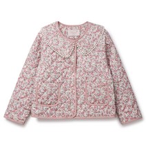 페리미츠 여아용 로맨틱카라퀼팅 JP 점퍼 P2233J072