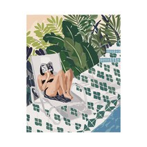 플레이어바웃 한가로운 휴가 DIY 명화 그리기 세트 40 x 50 cm, 혼합색상