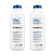 닥터포헤어 폴리젠 비듬 각질케어 샴푸 프레시아로마향, 2개, 500ml