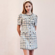 DEBB Taping Tweed Dress DEAMA4001