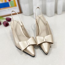 리본 슬링백 6cm P109