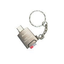 블레이즈 USB 3.1 라피드 마이크로 SD 카드리더기, SDC301, 그레이