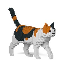 [제카] 올 화이트 - 프리미엄 고양이 블럭 - JEKCA, 4. 앉은 올 화이트