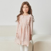 위시키즈 여아용 레이스 레이어드 공주 원피스