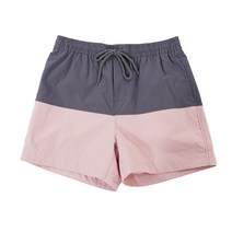 언탭트 남성용 썸머 배색 컬러 반바지 쇼츠