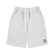 디엘크리 남성용 시그니처 D로고 트레이닝 반바지