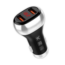 에이투 36W 차량용 충전기 QC 3.0 고속 USB 멀티시거잭, 블랙, AL0401