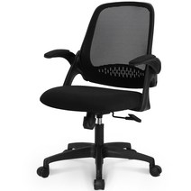 네오체어 사무용 메쉬의자 NEC, 블랙