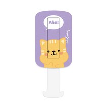 밴드팡 슬림 2 그립 휴대폰 거치대, 네모 카니, 3개