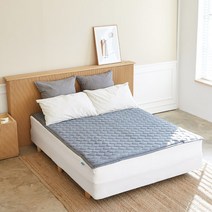 마르셀린 이코노믹 퀼팅 방수 패드, 다크 그레이