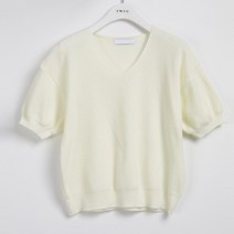 트위 여성용 로즐리 브이넥 반팔 니트 tnt0092