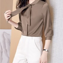 레몬소울 도르미 매듭 포인트 블라우스