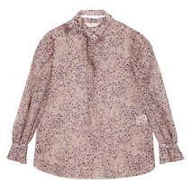 EnC 리본 타이 호피 블라우스 ENBA11362W