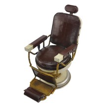 케이디와이 미용실의자 메탈 엔틱 인테리어 소품 K-98, 혼합색상