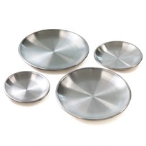 리본제이 포스코 스텐 원형 접시 4종 세트