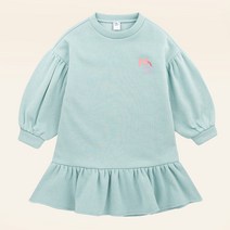 몰리멜리 여아용 엠엠 캐릭 밍크 기모 원피스