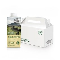 일일하우 식물성 프로틴밀 음료 선물세트, 250ml, 12개