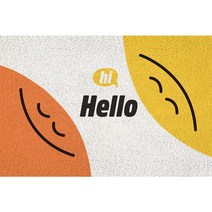 마이데일리 귀여운 캐릭터 스마일 현관 침실 발매트 카페트, C