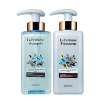 TS 라퍼퓸 샴푸 화이트브리즈 400ml + 트리트먼트 400ml, 1세트