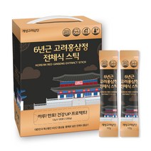 개성고려삼인 6년근 고려홍삼정 전체식 스틱 100p, 1박스, 12g