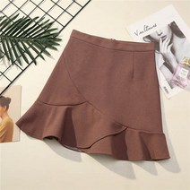 안다로미 플라워리프 미니 스커트