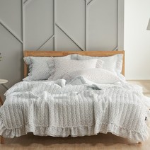 블랑뷰 소피아 스노우 시어서커 여름이불 스프레드, 블루