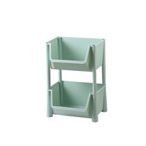 슬로 북유럽풍 정리선반 2단, 03 민트