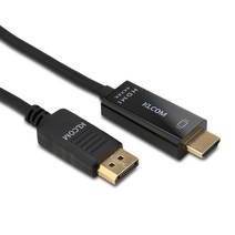 케이엘컴 V1.2 DP to HDMI 디스플레이포트 케이블 단방향, 1개, 3m