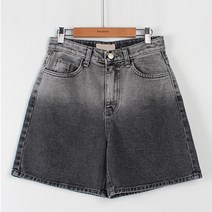 빼빼 여성용 투톤 그라데이션 청반바지