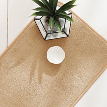 스칸디앤홈 롤리팝 대형 주방매트, 카멜베이지