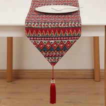 빈테리어 인테리어 포인트 태슬 테이블 러너, TYPE 10, 30 x 240 cm