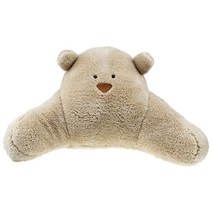 앤티스 차량용 백곰 허리쿠션, 베이지, 1개