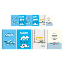 영아트 스머프 10mm 스프링노트 10p세트, 혼합색상, 1세트
