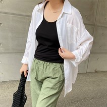 모니카룸 여성용 썸머드 롱셔츠