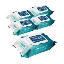 균이제로 살균 소독 물티슈 캡형, 70매, 5팩