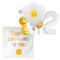 마켓감성 해피벌스데이배경 생일풍선세트, 타입2, 1세트