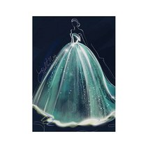 포원밀리언 DIY 비즈 공예 웨딩드레스 보석십자수 50 x 65 cm, 청록, 1개