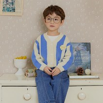 올리반 아동용 레티 스트라이프 가디건