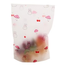 아이엔피 디자인 슬라이드 지퍼백 스탠드 토끼 20호 20 x 28 x 3 cm, 50개