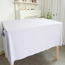 로고앤테이블 행사용 무지 방수 테이블보, 라이트퍼플, 180 x 155 cm