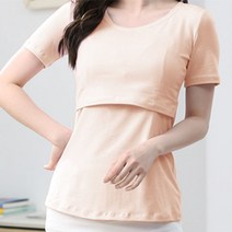 헤스티아 단색 수유반팔